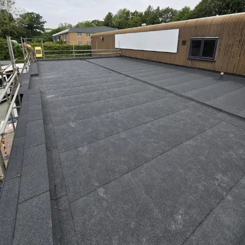 Recent roofing project by D-Line Roofing in Northampton