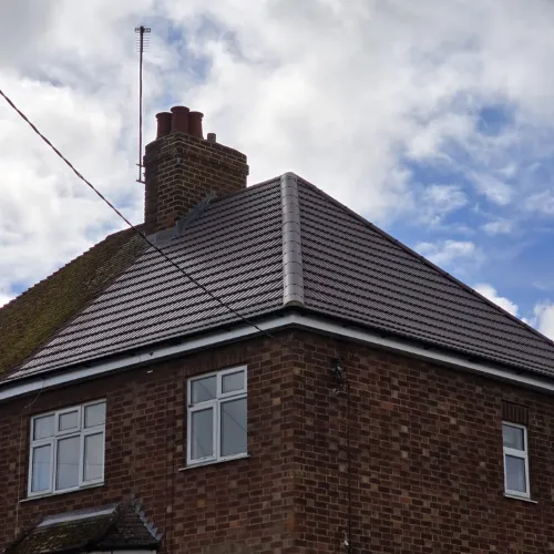 Roofing project by D-Line Roofing